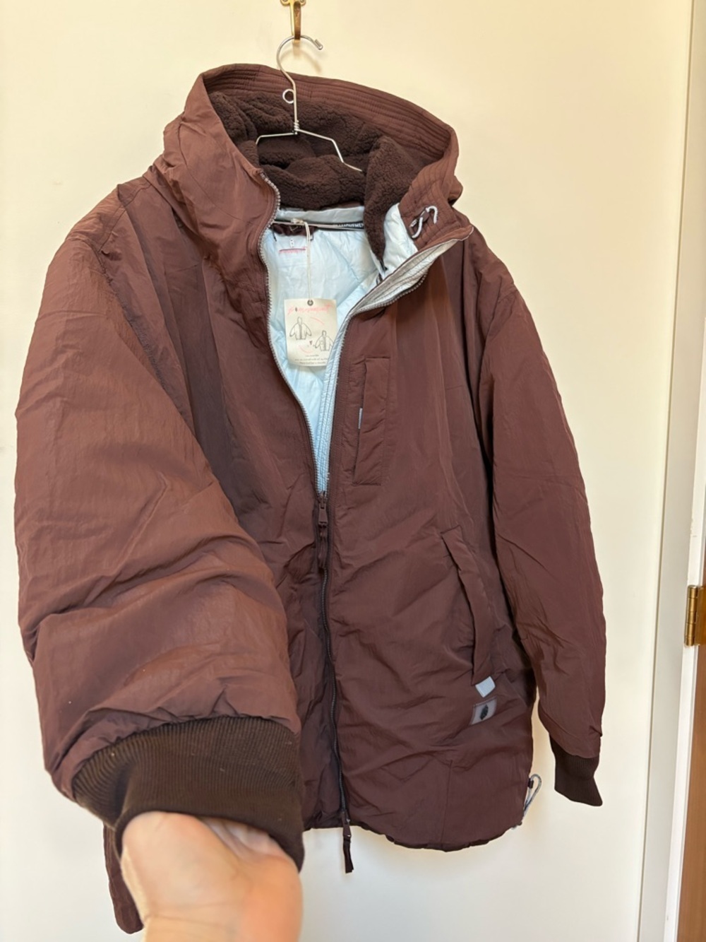 NWOT Free People FP Movement Roaming On Reversible Parka Size Medium - Picture 7 of 16